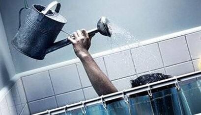 Heating the shower before the procedure for increasing a member of the soda
