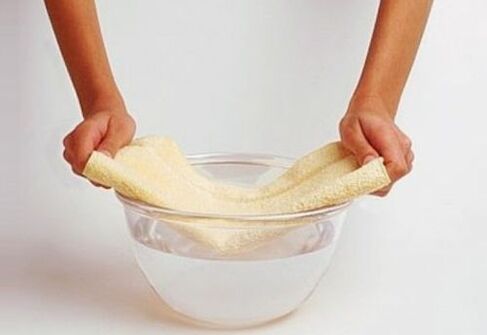Compress with soda for penis enlargement