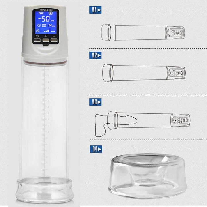 Automatic vacuum pump powered by batteries or an accumulator